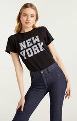 Soho New York Tee Black/White