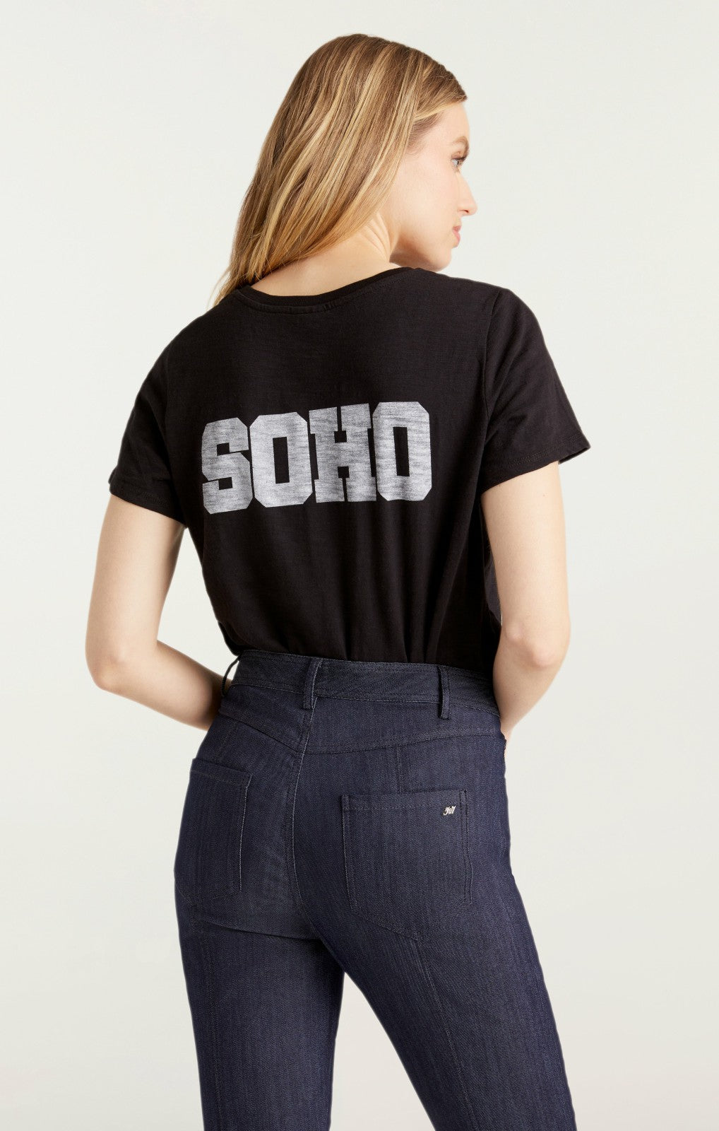 Soho New York Tee Black/White