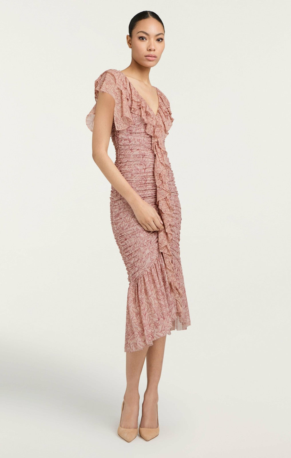 Paola Dress Blusher Multi