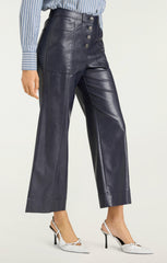 Vegan Leather Benji Pant Navy
