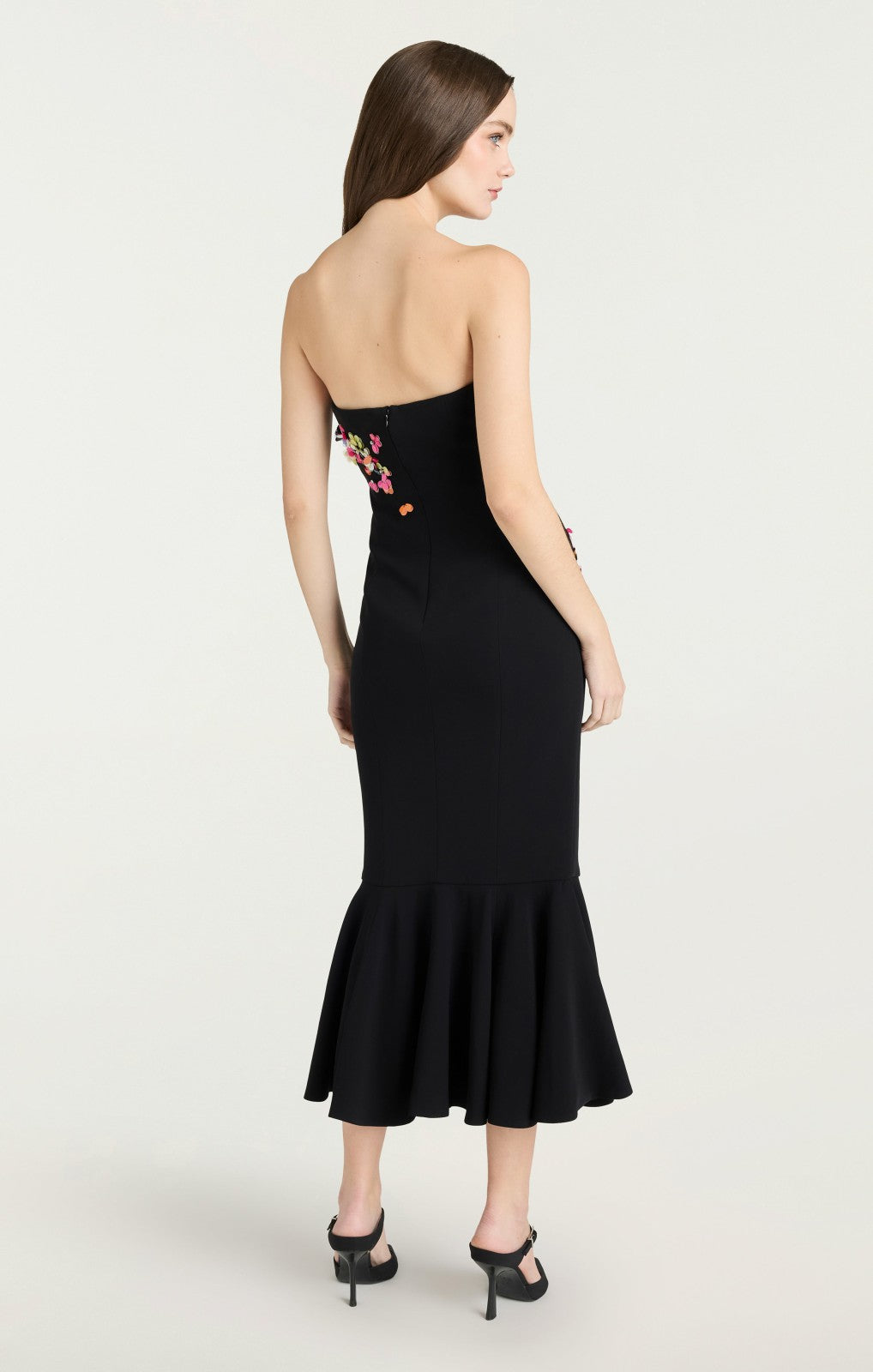 Paillette Vines Juniper Dress Black/Multi