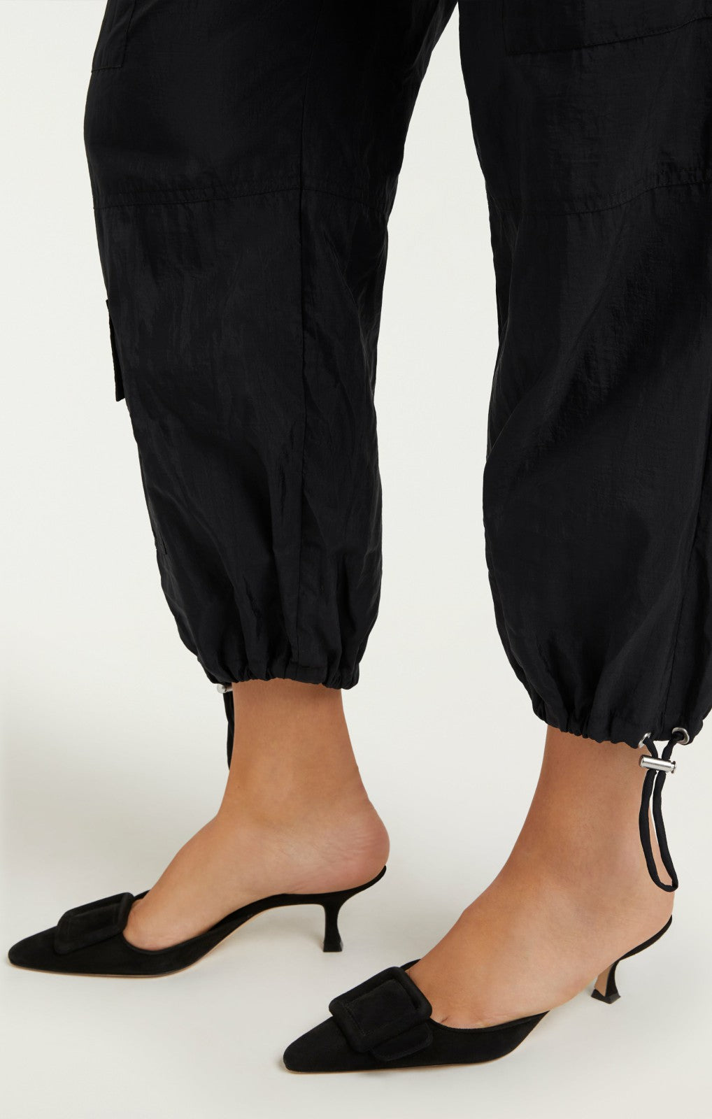 Nitsan Parachute Pant Black