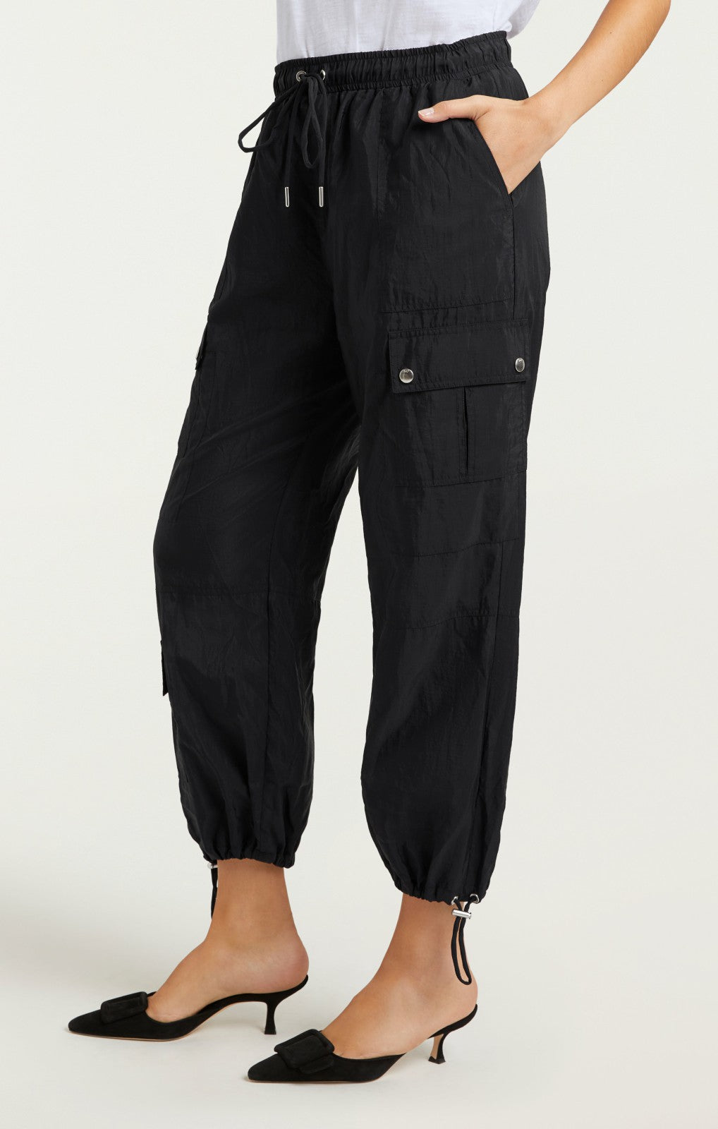 Nitsan Parachute Pant Black