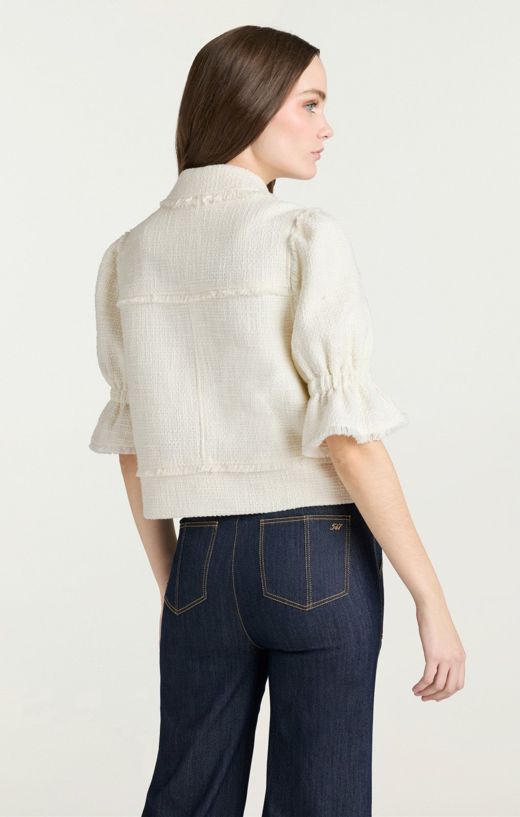 Boucle Holly Jacket Gardenia