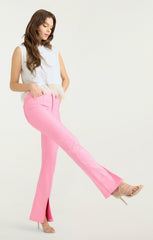 Cropped Feather Tee White
