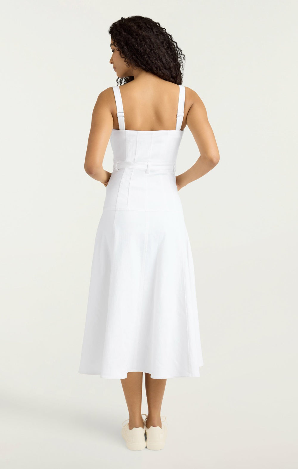 Veena Dress White