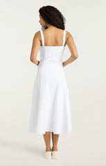 Veena Dress White