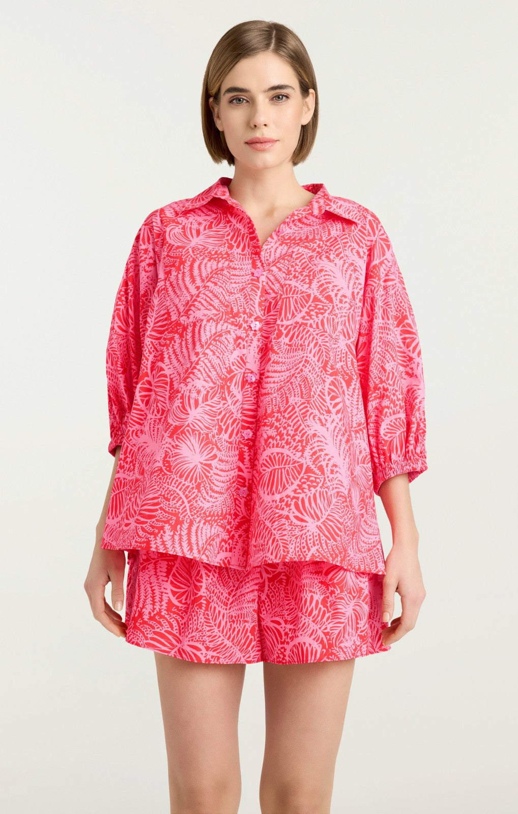 Tropical Inkblot Jacques Top Bisou/Bubblegum
