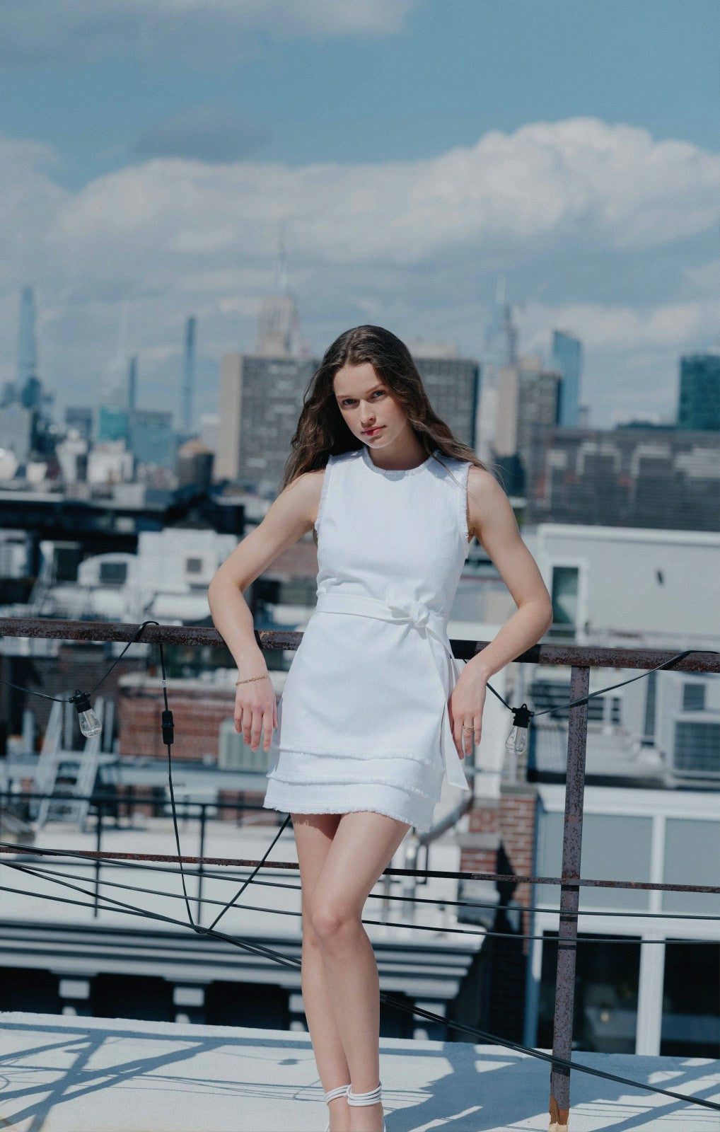 Mindie Dress White