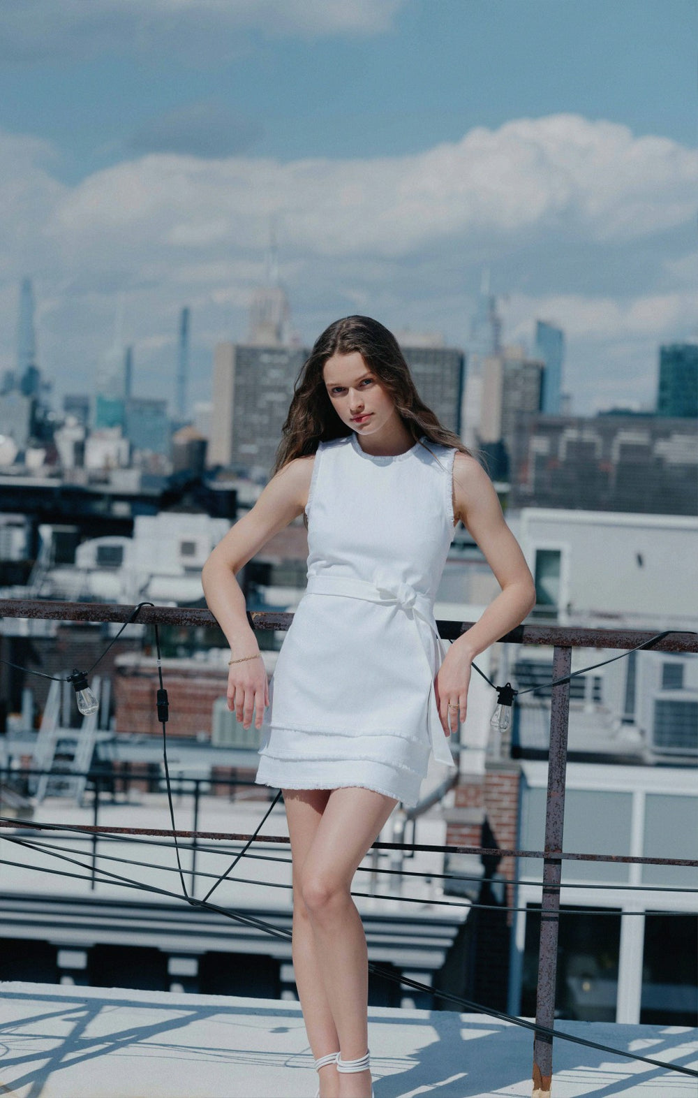 Mindie Dress White