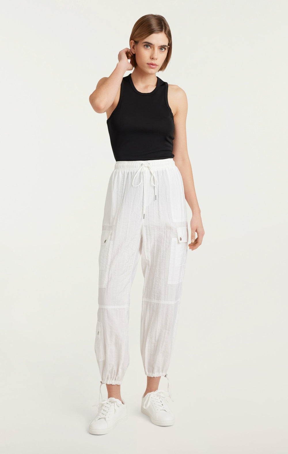 Nitsan Parachute Pant White