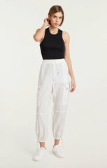 Nitsan Parachute Pant White