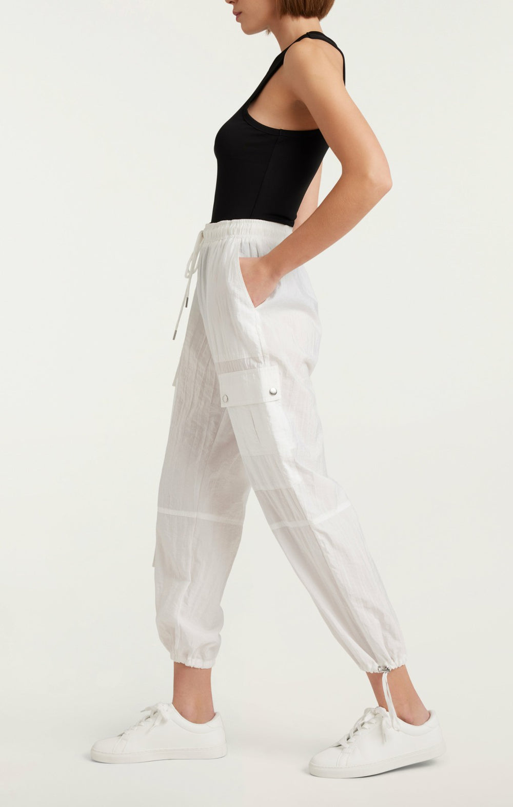 Nitsan Parachute Pant White