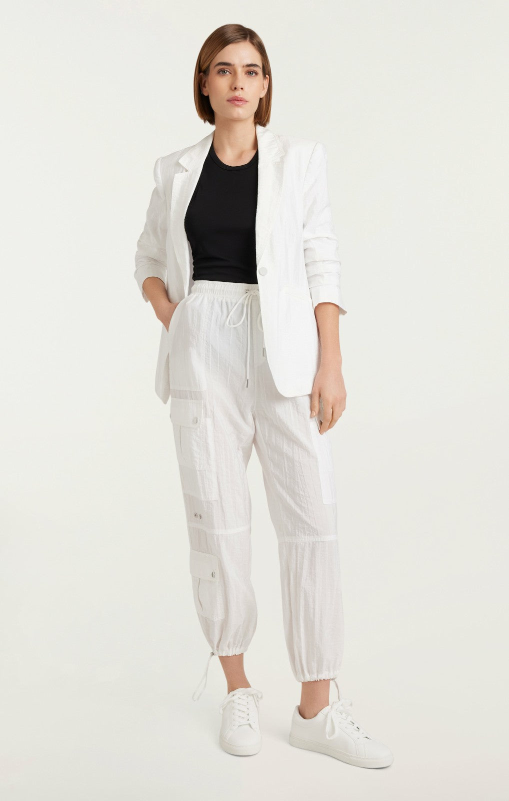 Nitsan Parachute Pant White