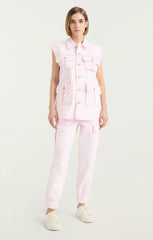 Sleeveless Vera Jacket Flamingo