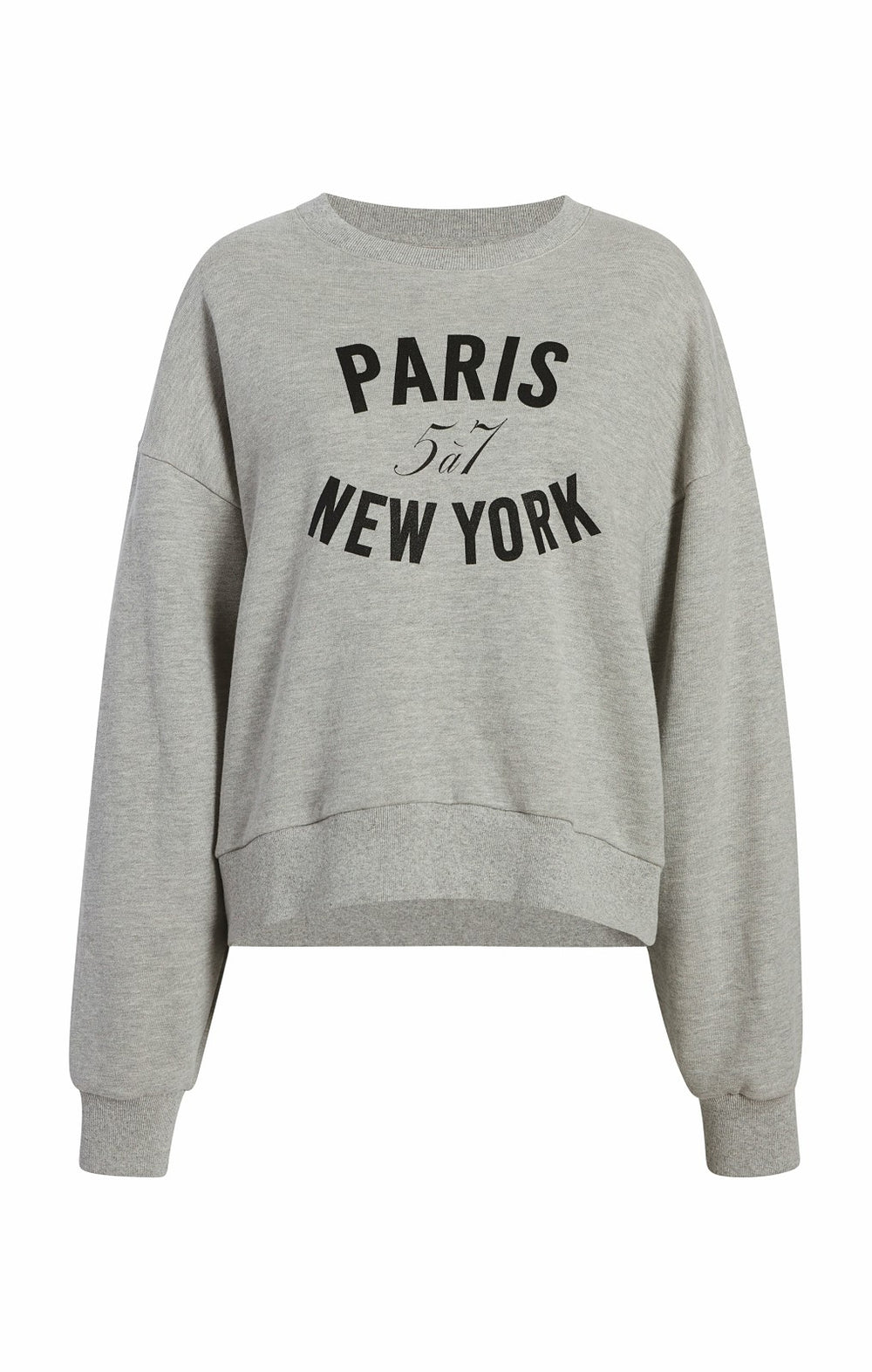 Paris New York Brandy Pullover Heather Grey/Black