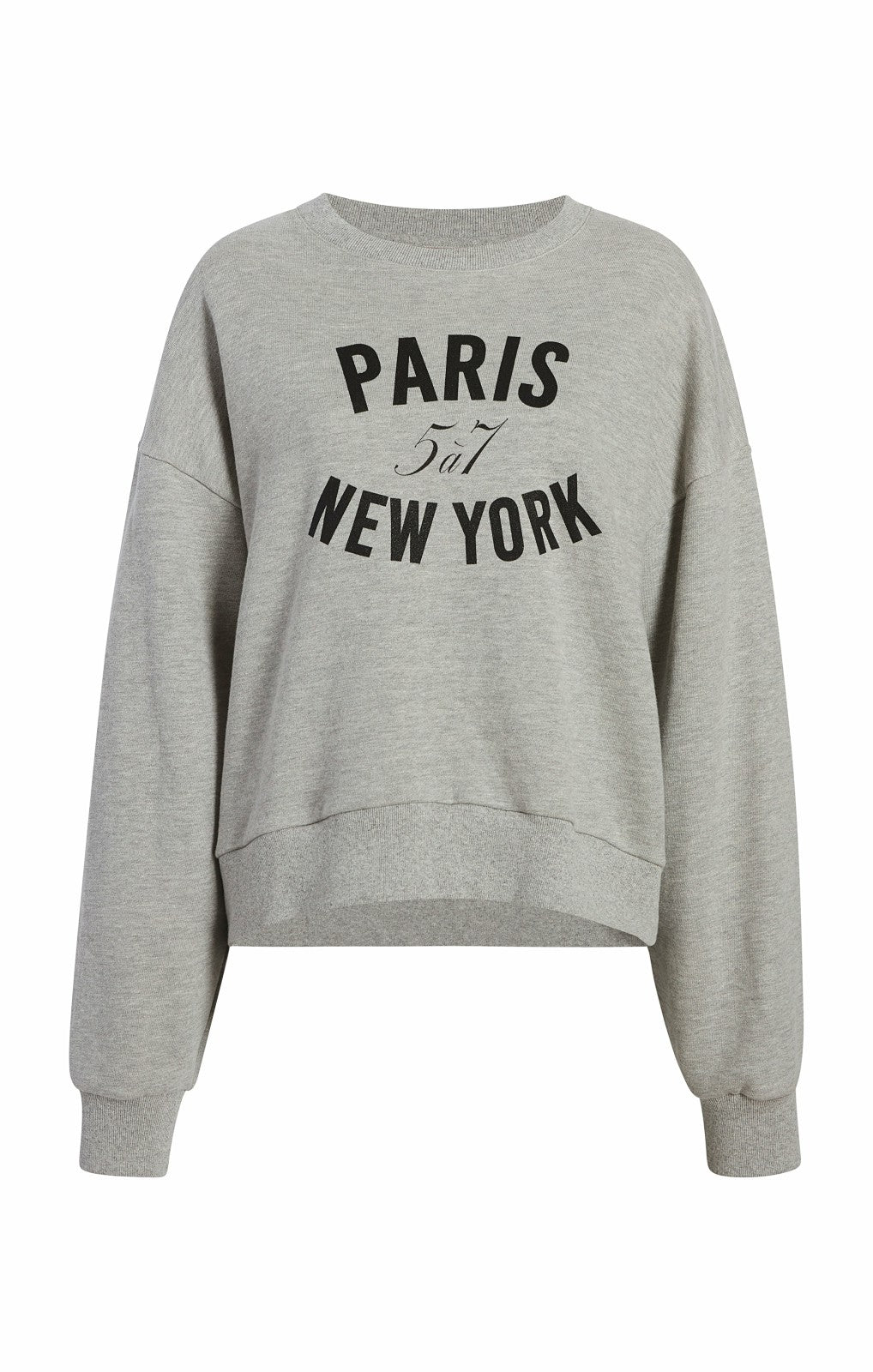 Paris New York Brandy Pullover Heather Grey/Black