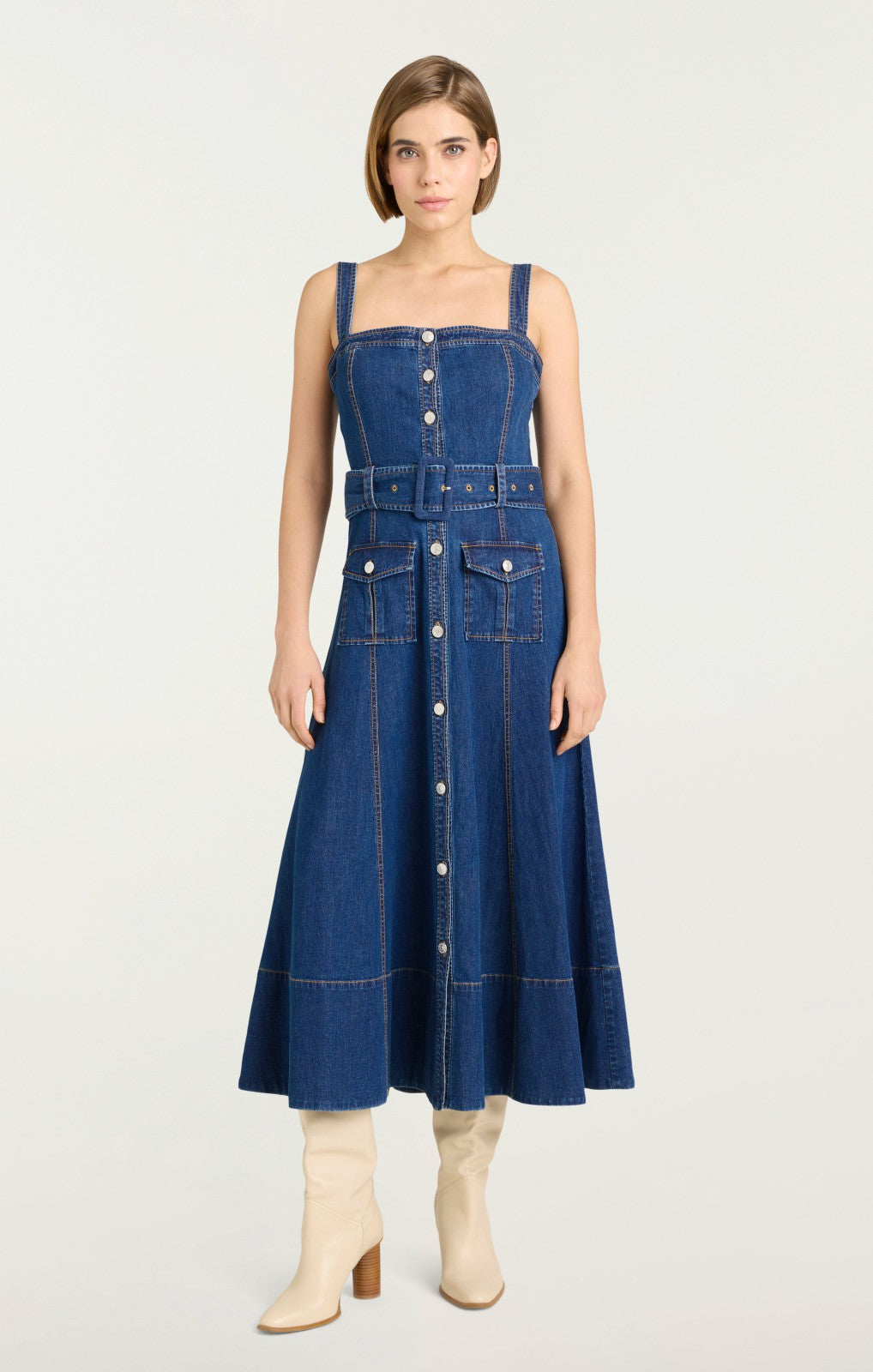 Vega Dress Medium Wash