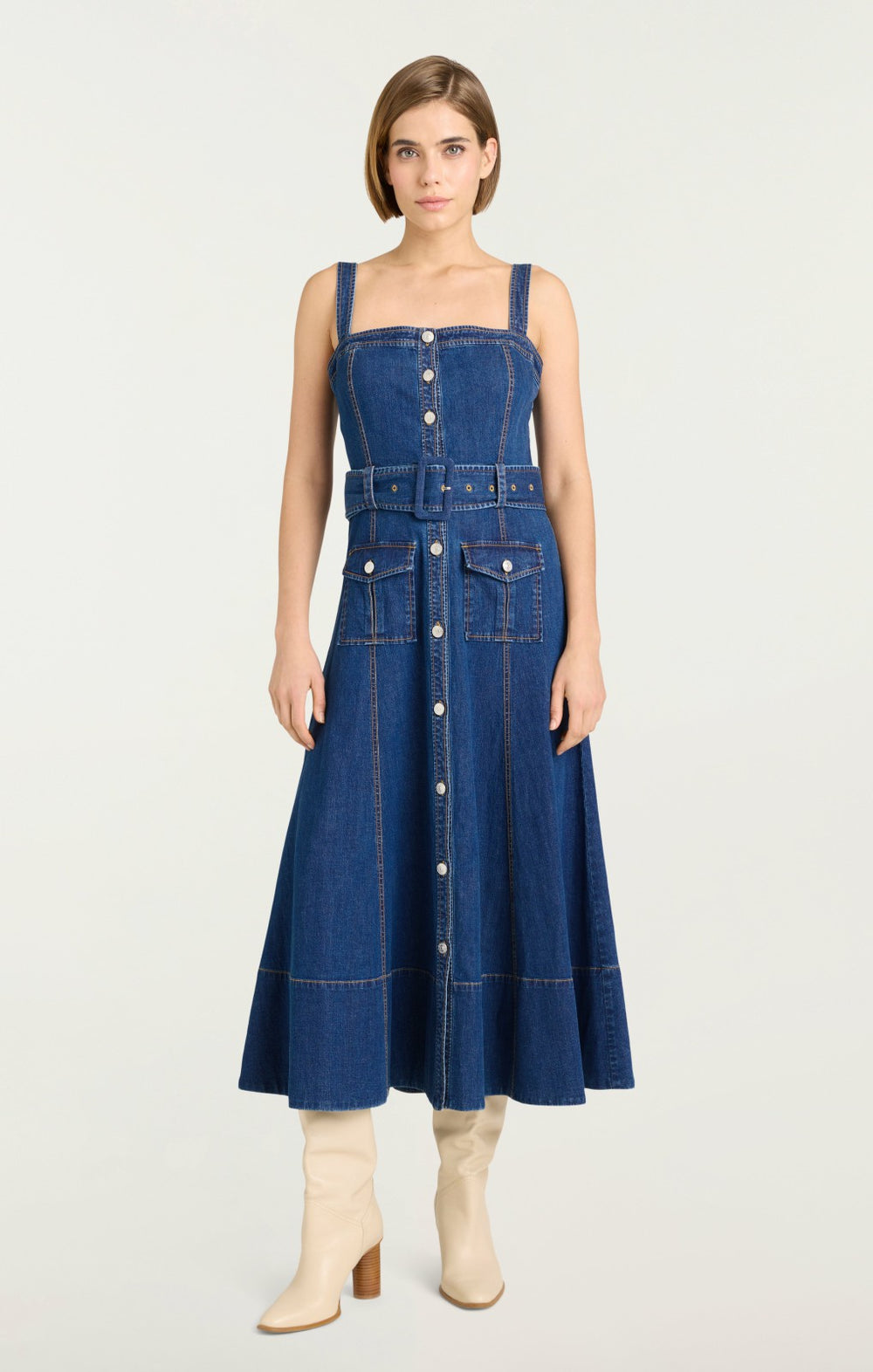 Vega Dress Medium Wash