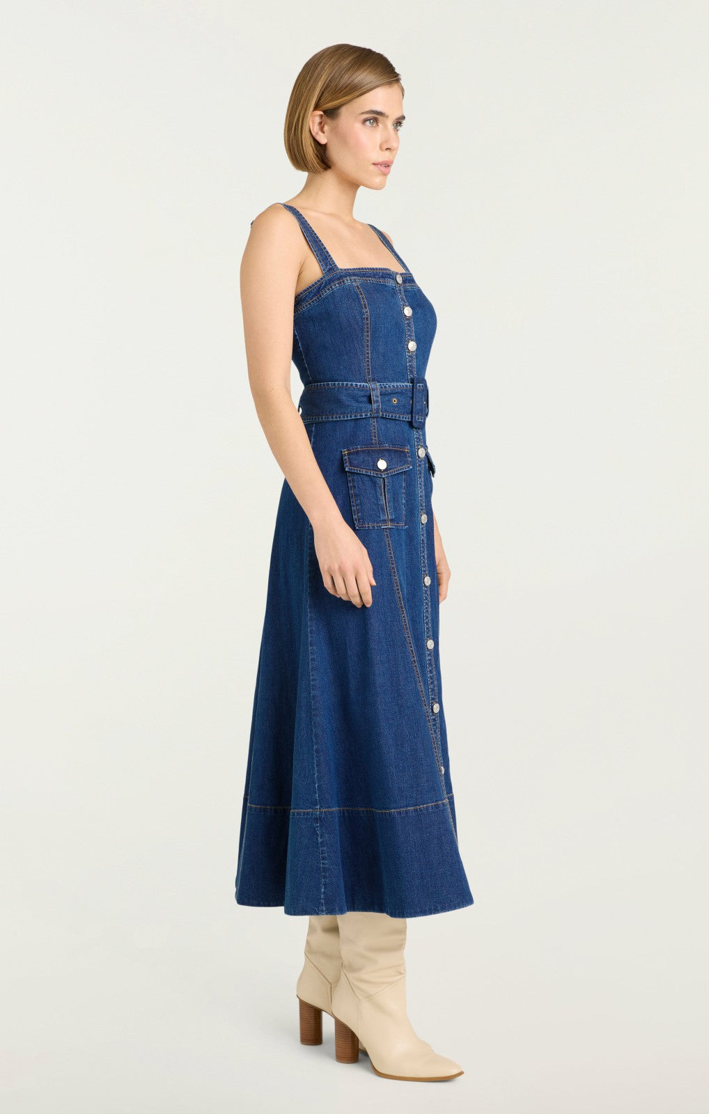Vega Dress Medium Wash