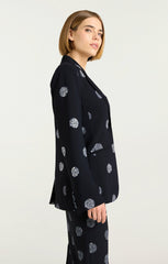 Crystal Dot Karlie Blazer Black/Silver