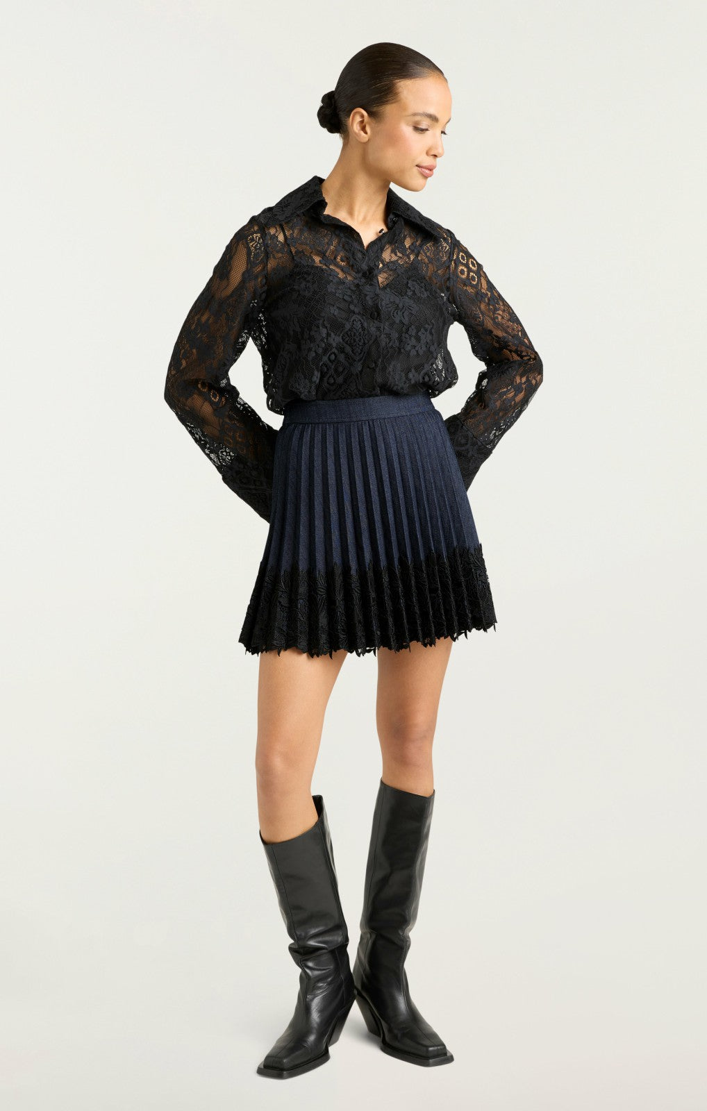 Laney Skirt Indigo