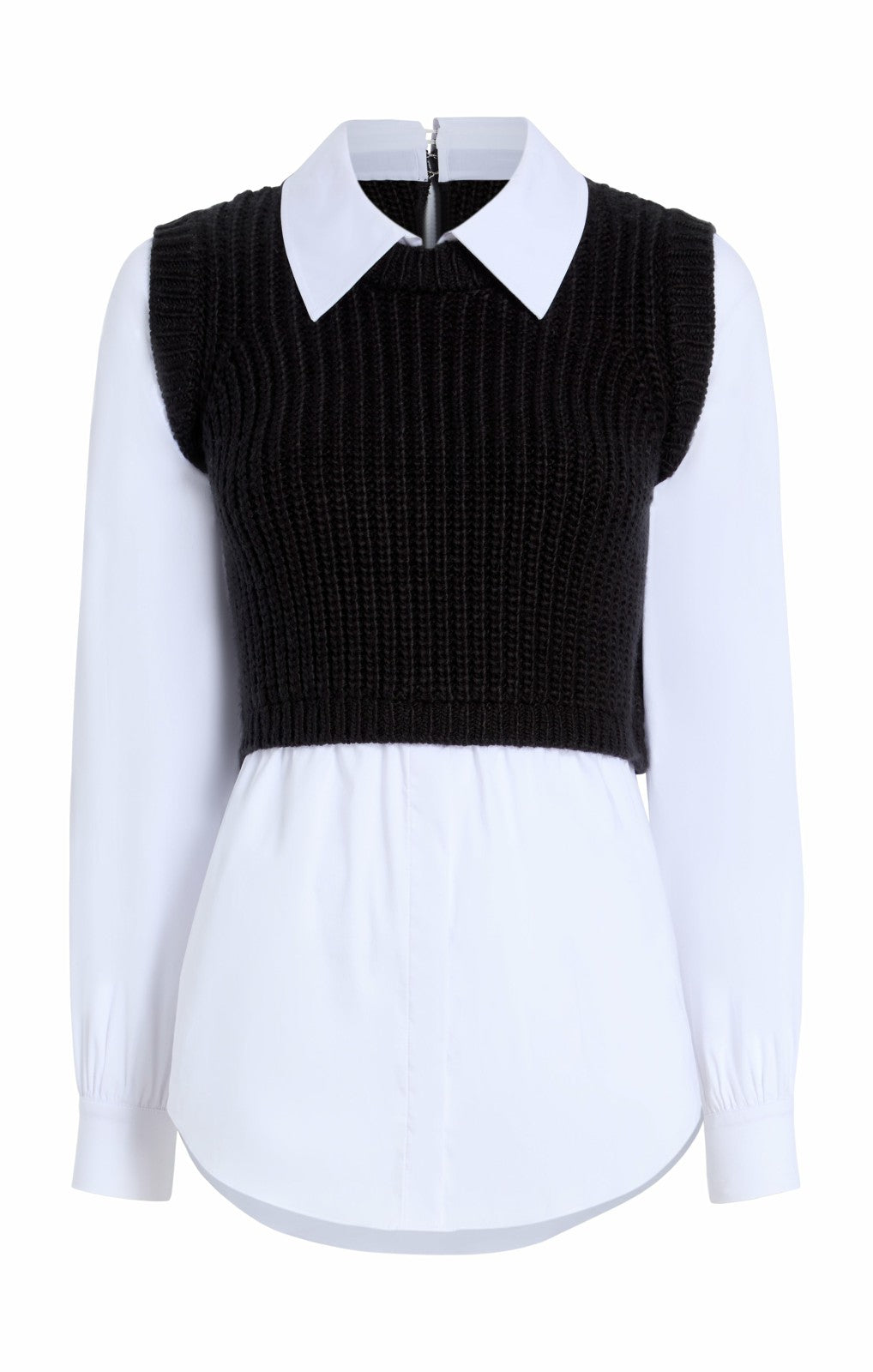 Mara Shaker Pullover Black