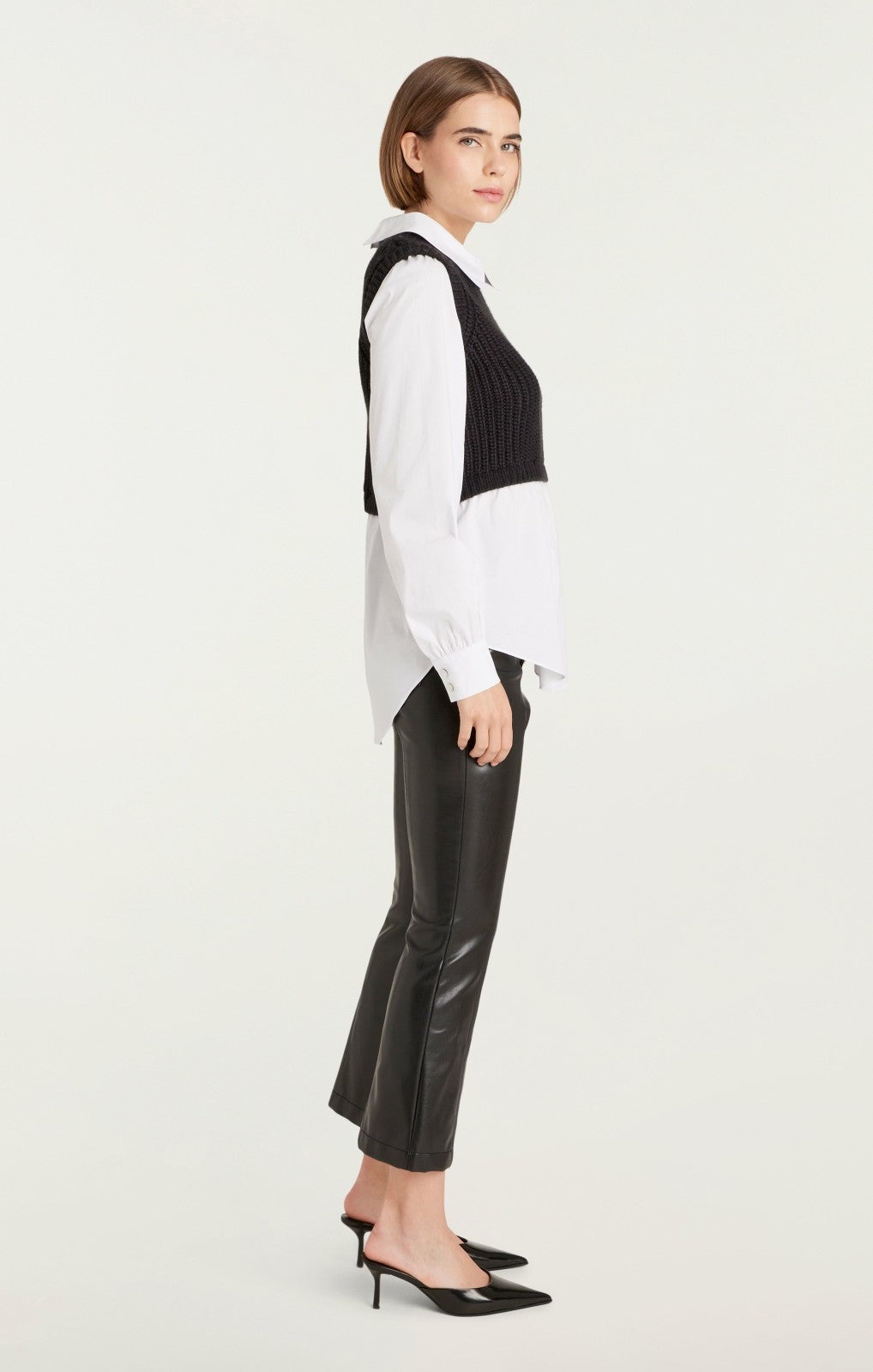 Mara Shaker Pullover Black