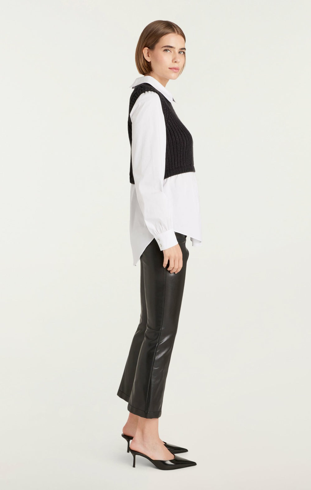Mara Shaker Pullover Black