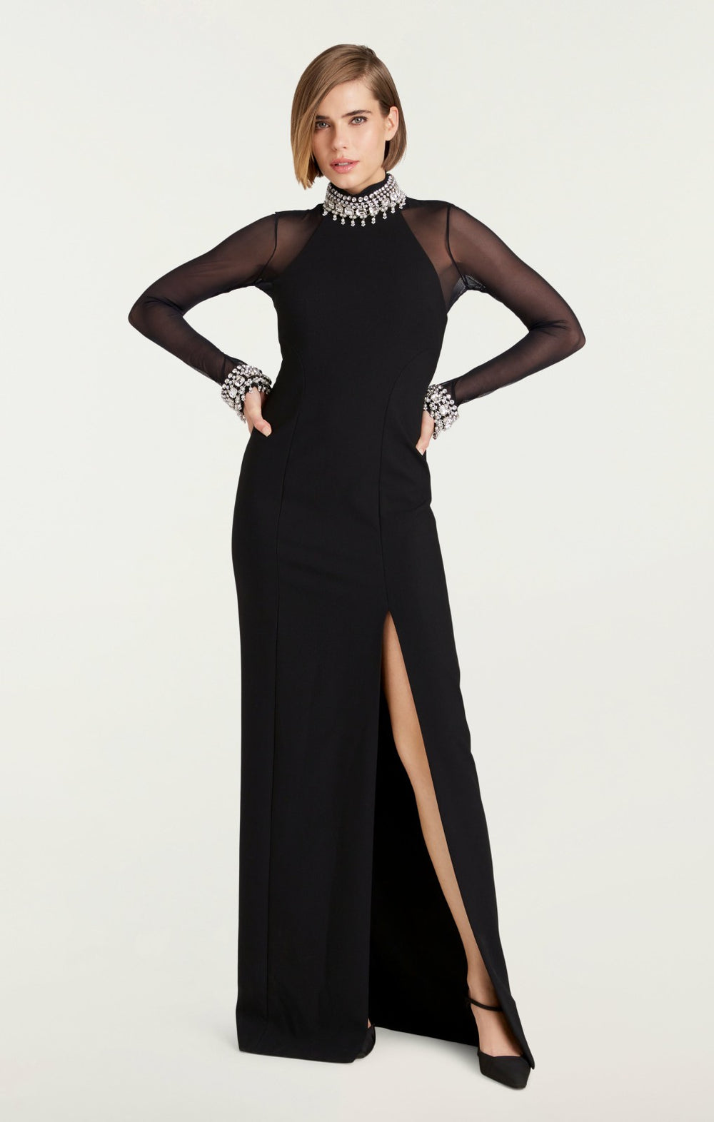 Loretta Gown Black/Silver