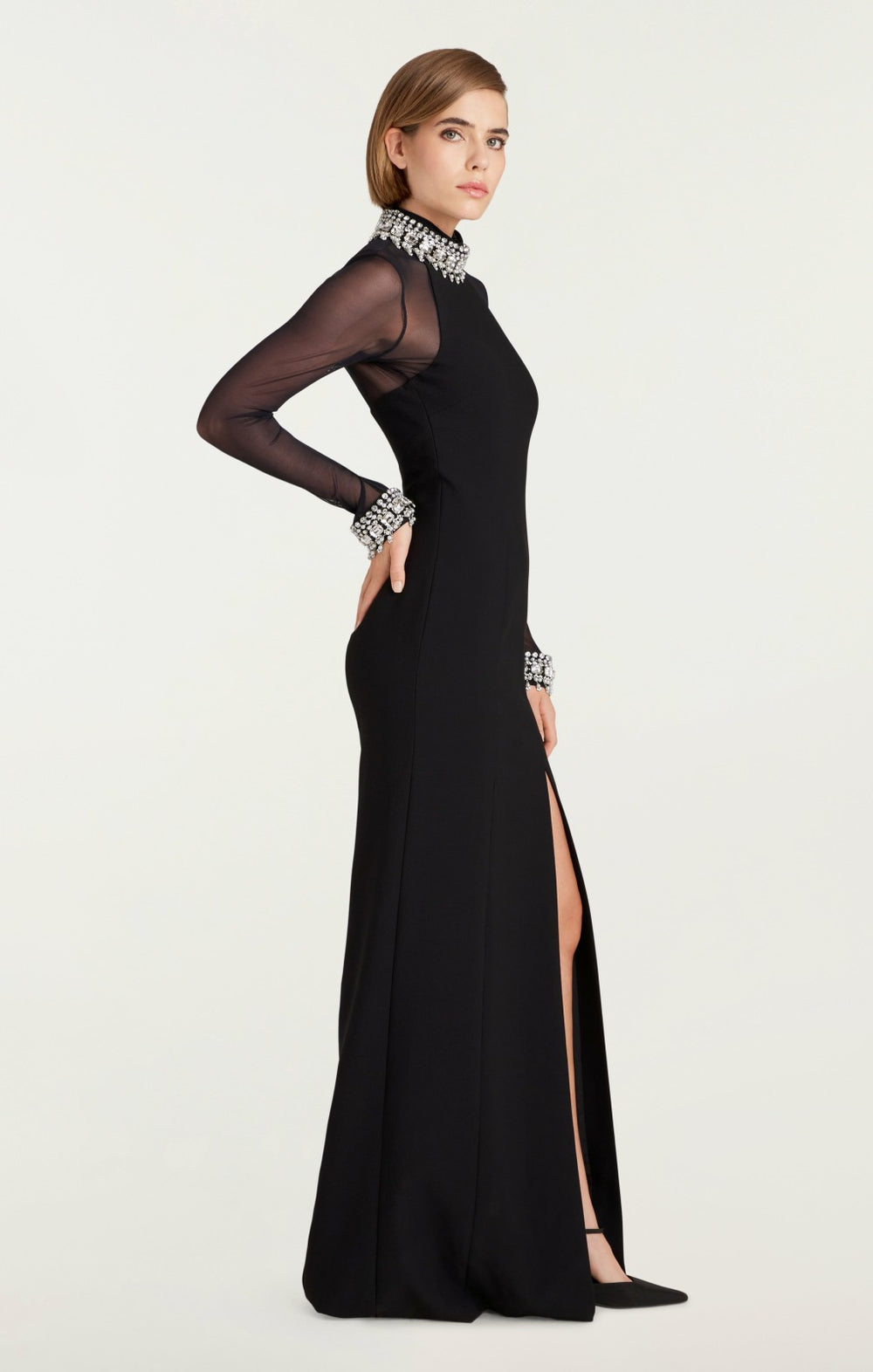 Loretta Gown Black/Silver