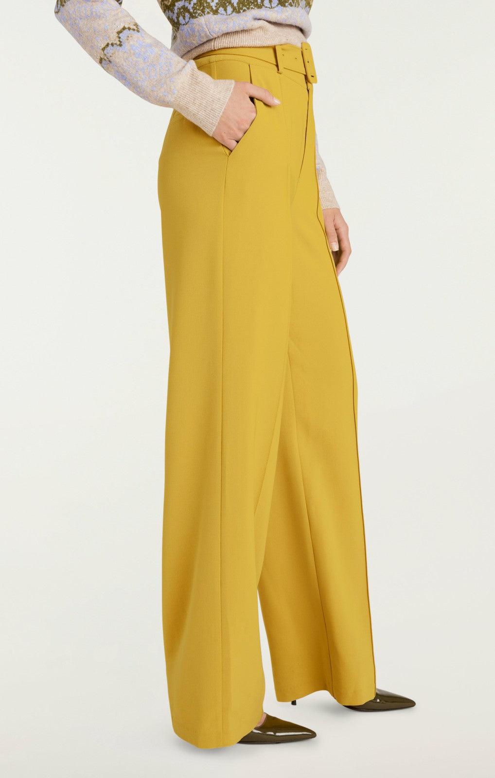 Ester Pant Golden Palm