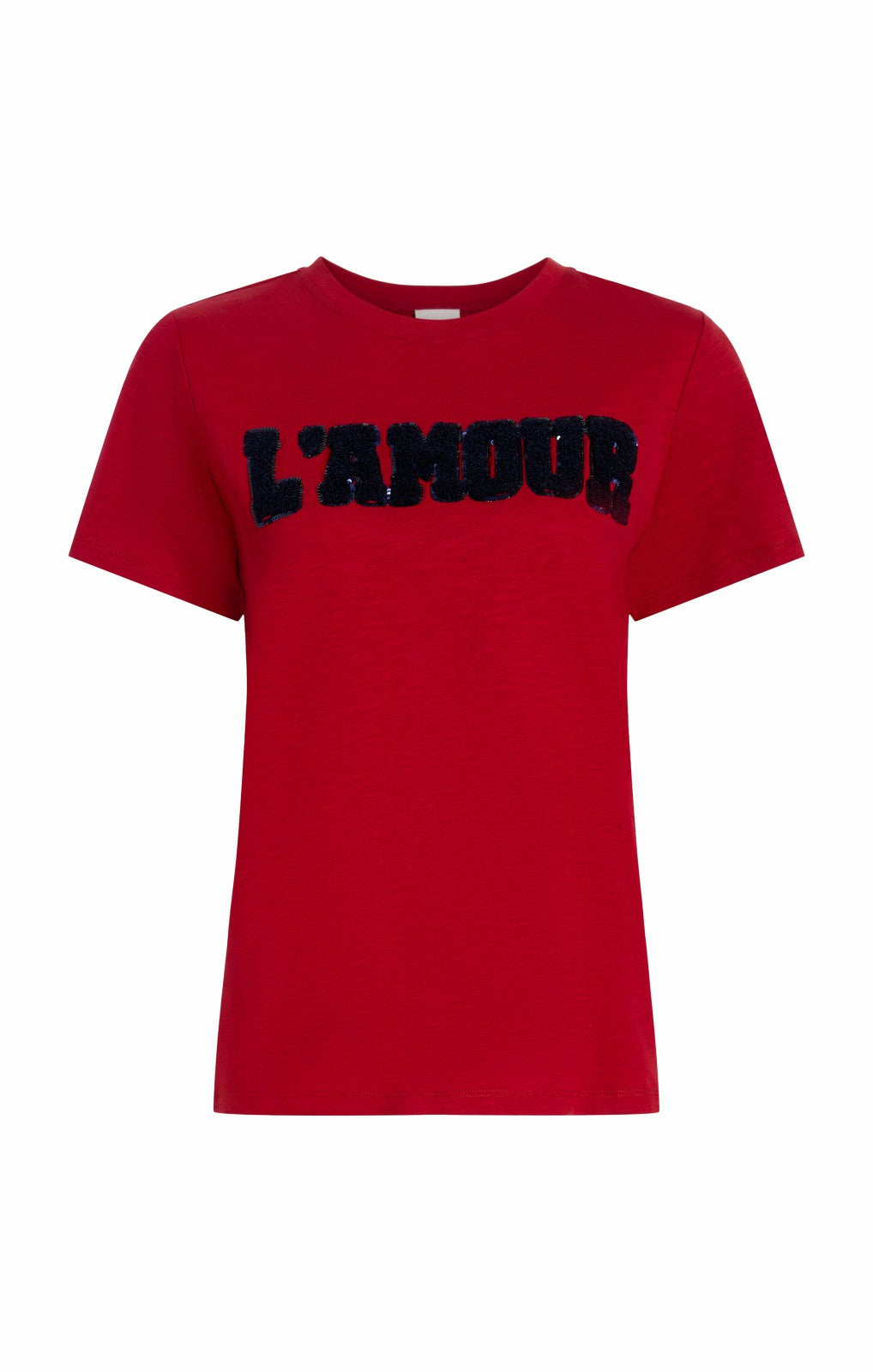 Toweled L'amour Shrunken Tee Rosewood/Navy