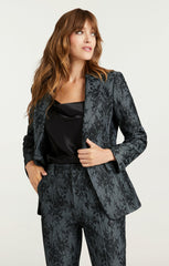 Bonded Lace Sallie Blazer Light Indigo/Black