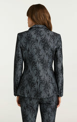 Bonded Lace Sallie Blazer Light Indigo/Black