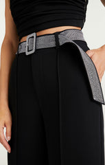 Heatset Belt Ester Pant Black