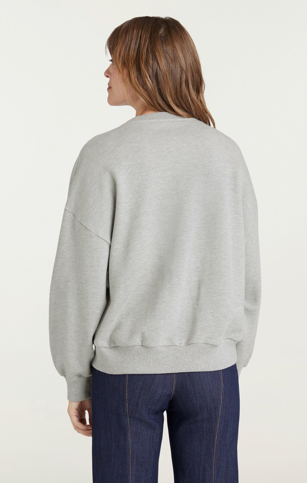 Heatset Smiley Joyeux Brandy Pullover Heather Grey/Black