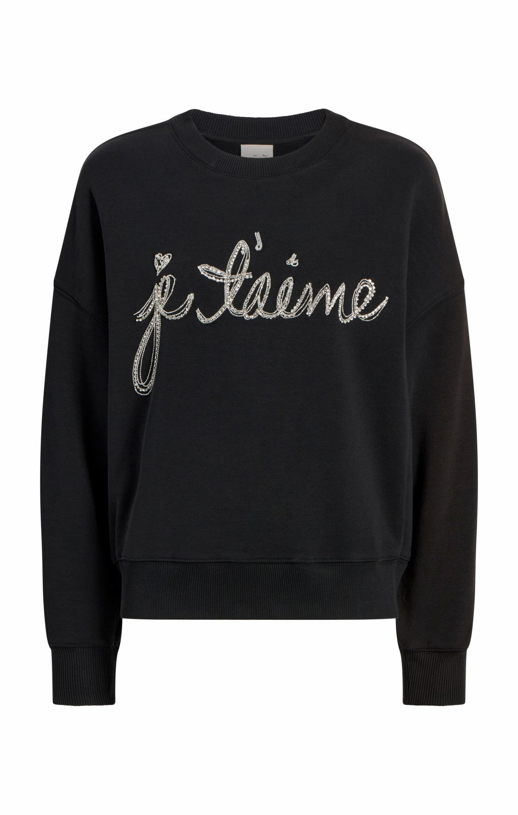 Je T'aime Chain Brandy Pullover Black