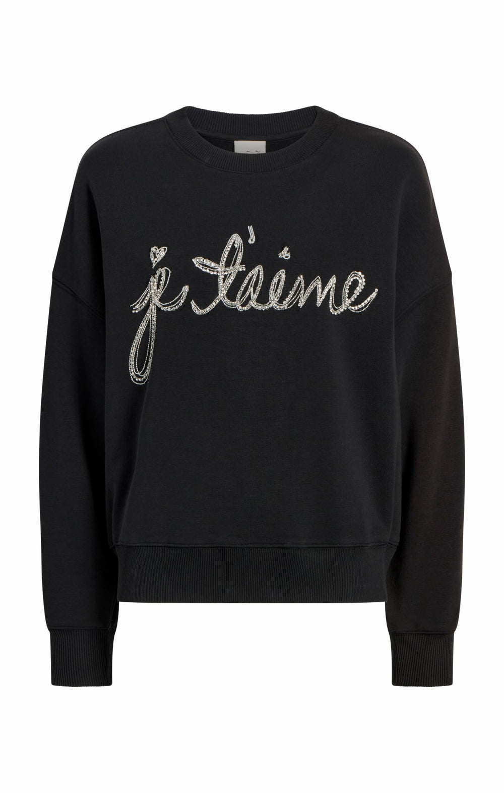 Je T'aime Chain Brandy Pullover Black