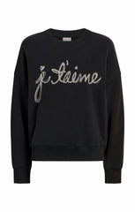 Je T'aime Chain Brandy Pullover Black