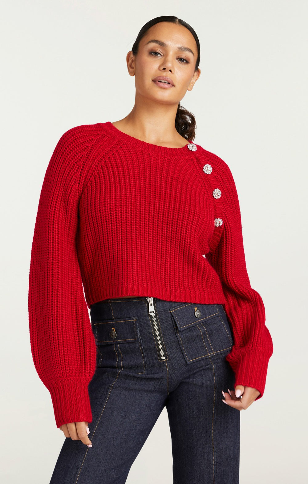 Keren Pullover Red Currant