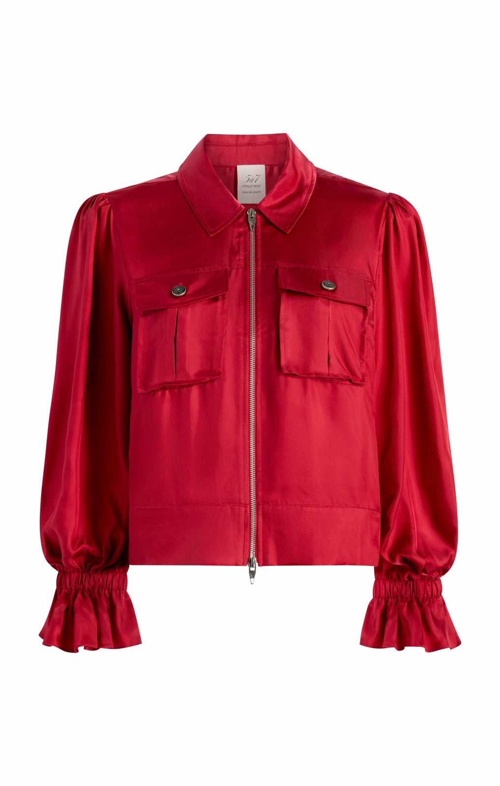 Long Sleeve Holly Jacket Red Currant