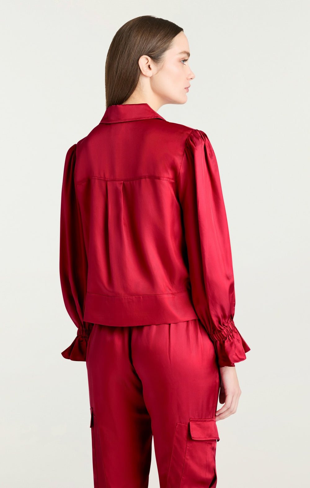 Long Sleeve Holly Jacket Red Currant