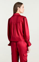 Long Sleeve Holly Jacket Red Currant