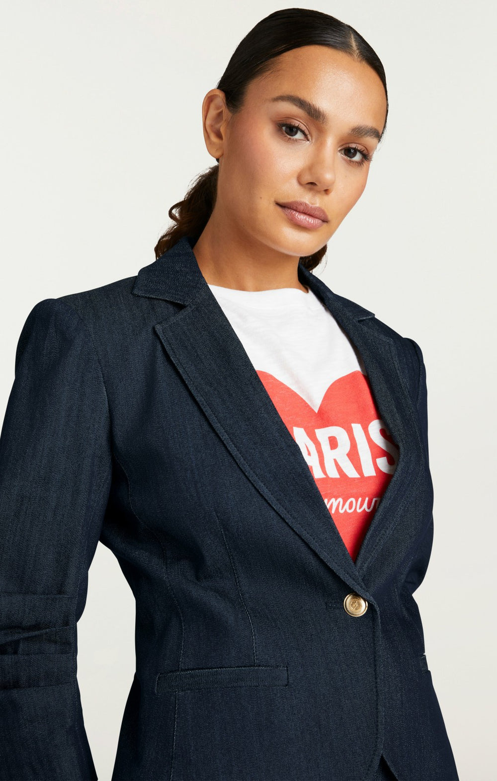 Petit Denim Khloe Blazer Indigo