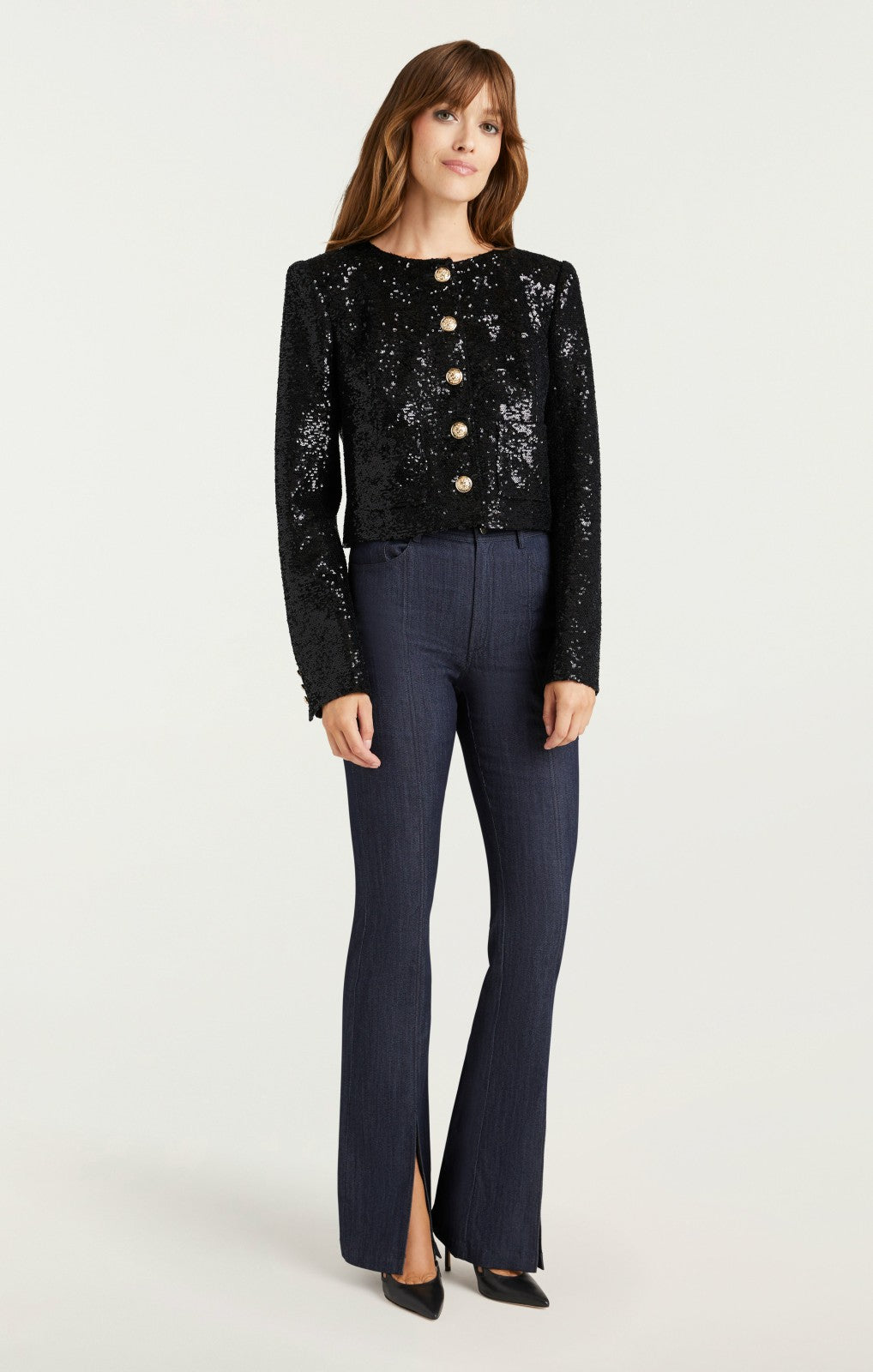 Sequin Randi Jacket Black