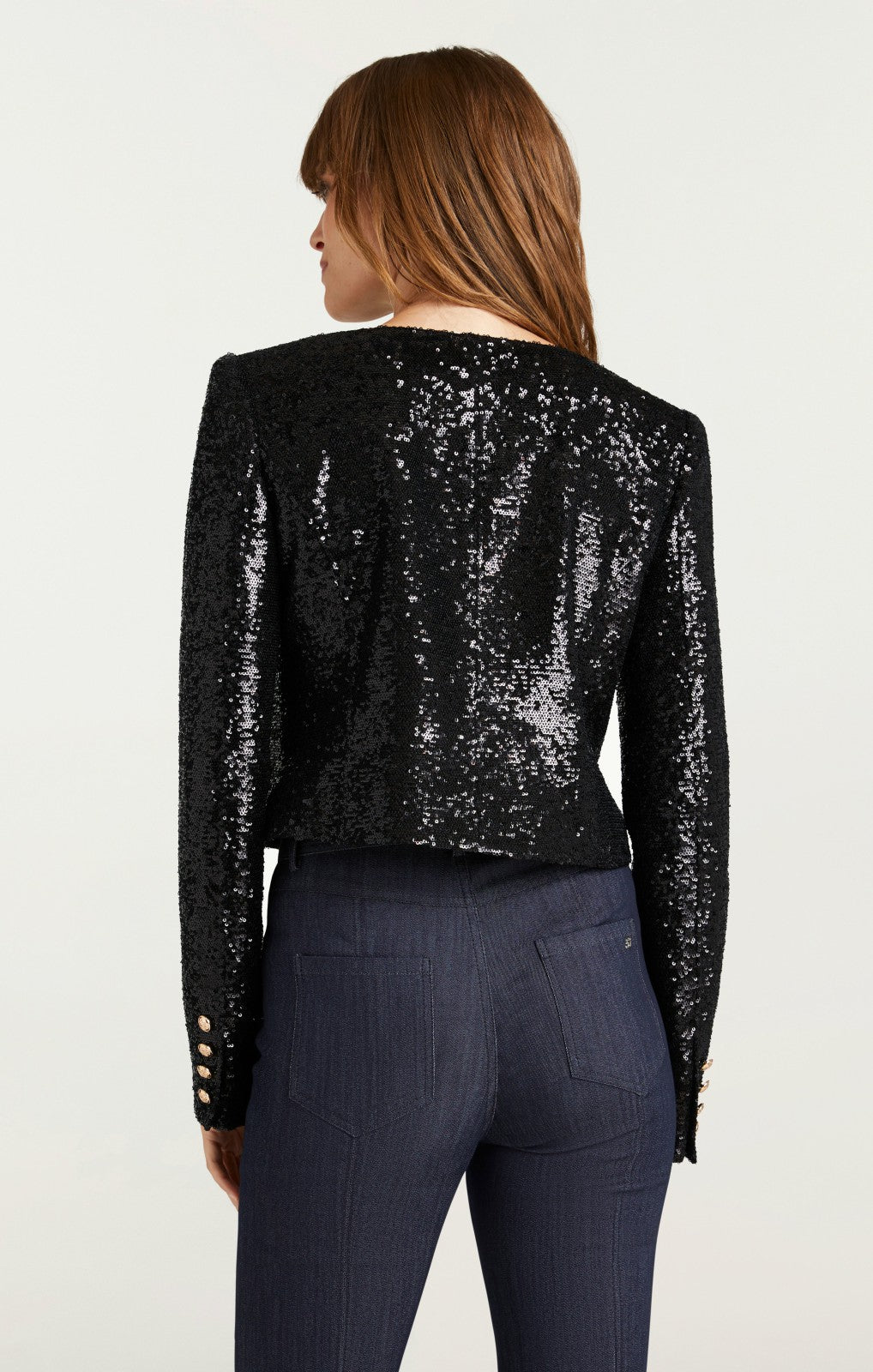 Sequin Randi Jacket Black