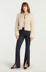 Shearling Christie Jacket Ivory