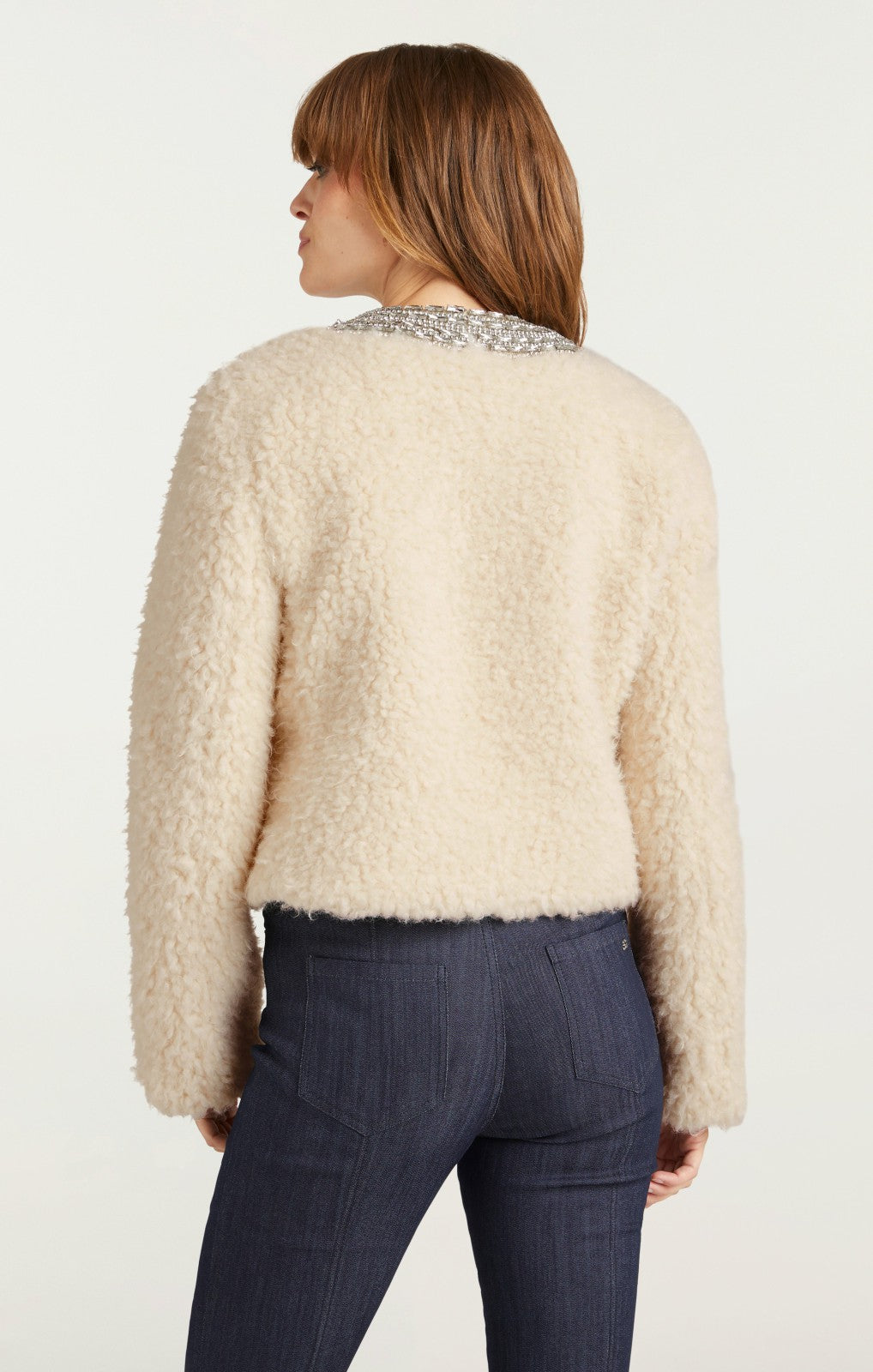 Shearling Christie Jacket Ivory