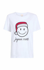 Smiley Joyeux Noel Tee White/Black